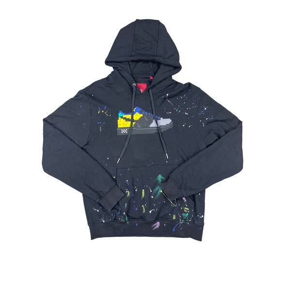 Mostly Heard Rarely Seen - Multi Louis Hoodie in Black Multi - Picture 1 of 4